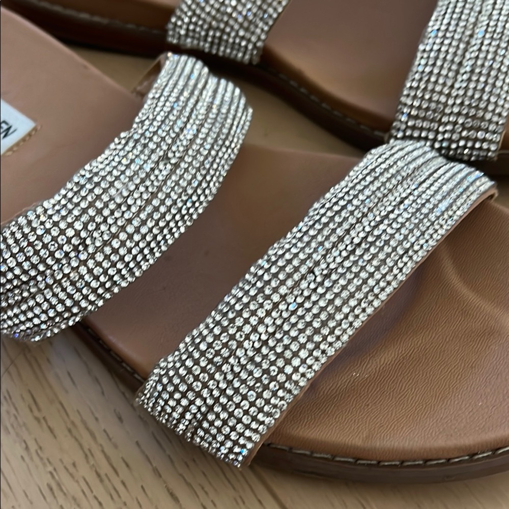 Steve Madden Rhinestone Sandals - Picture 3 of 3